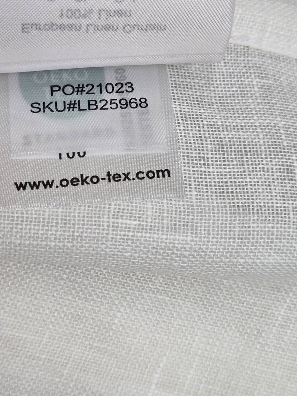 NWT QUINCE Set Of 4 48x84 European Linen Sheer Curtains White 0304